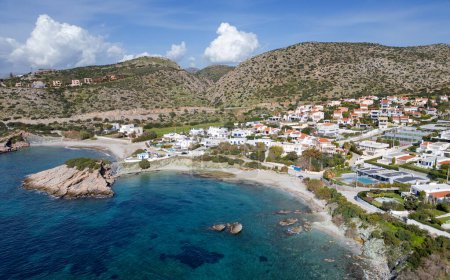 Katafygi bay (Aiolos settlement) near cape Sounio, Attica, Greece