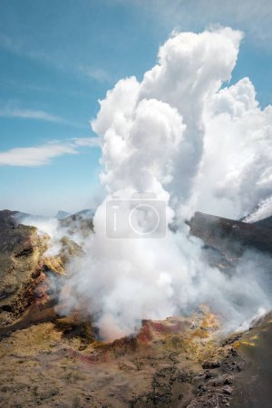 Photo for Mount Etna Smoking in Sicily, Italy taken in May 2022 - Royalty Free Image