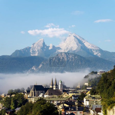 Téléchargez les photos : Watzmann and Berchtesgarden in southern Bavaria taken in August 2022 - en image libre de droit
