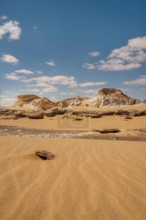 Photo for White desert in western Egypt taken in January 2022 - Royalty Free Image