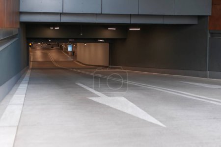 Photo for Open parking garage with cars on sunny day - Royalty Free Image