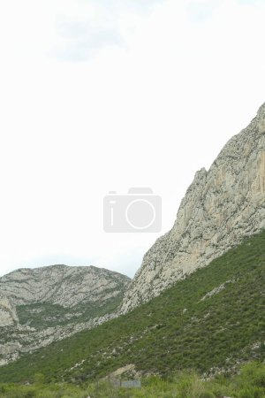 Photo for Picturesque landscape with high mountains under beautiful sky - Royalty Free Image