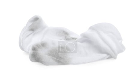 Foto de Pair of dirty socks on white background - Imagen libre de derechos