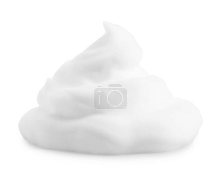 Photo for Heap of shaving foam isolated on white - Royalty Free Image