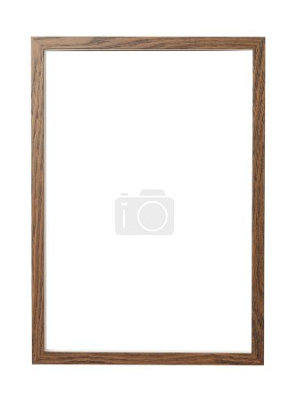 Foto de Marco de madera aislado en blanco. Para espejo, foto, cuadro, pintura y otros - Imagen libre de derechos