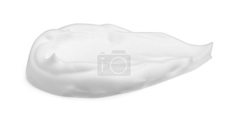 Photo for Smear of shaving foam isolated on white - Royalty Free Image