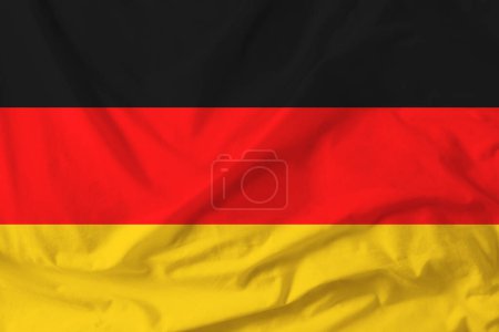 Flagge der Bundesrepublik Deutschland. Nationales Symbol