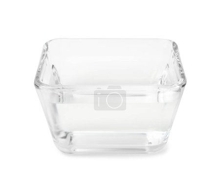 Foto de Vinagre en tazón de vidrio aislado en blanco - Imagen libre de derechos