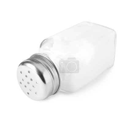 Salt shaker isolated on white. Kitchen utensil