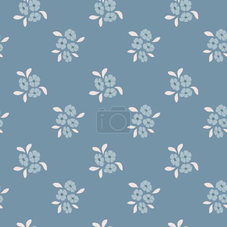 Ilustración de Beautiful  pattern with flowers,  web illustration - Imagen libre de derechos