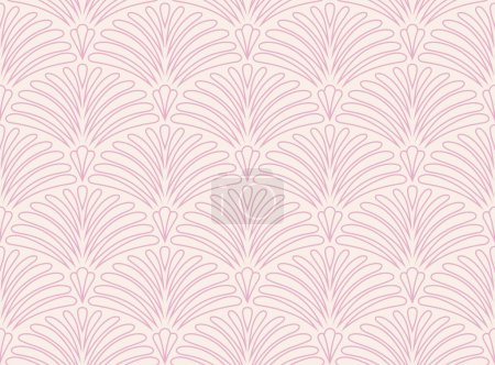 Illustration for Damask floral seamless pattern. Vector retro style background print. Decorative flower texture. - Royalty Free Image