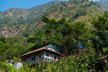 Sekathum Itahari Dorf von taplejung auf dem Weg zum kanchenjunga Base Camp Trek