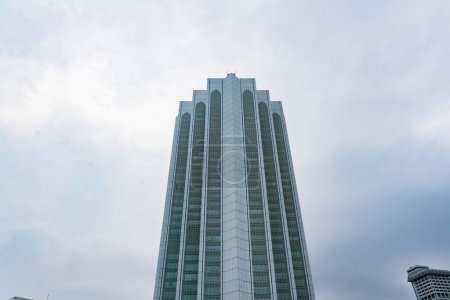 Kuala Lumpur Malaysia Petronas Twin Tower und nahegelegene Wolkenkratzer Gebäude der Stadtlandschaft von KLCC