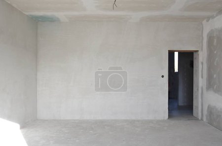 livingroom in an unfinished building