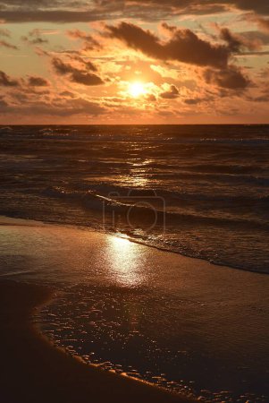 Puesta de sol en el mar Báltico

