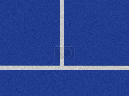 blau weißer Tennisplatz grafische Ansicht