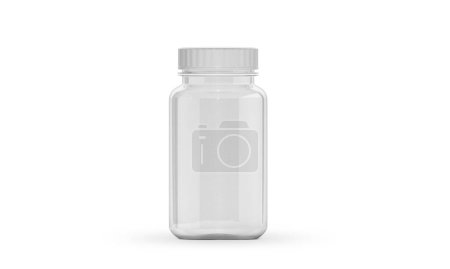Glass supplement bottle for medicine