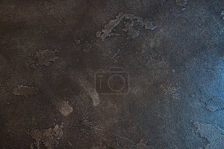 Photo for Black cement board, dark grunge texture, stone background - Royalty Free Image