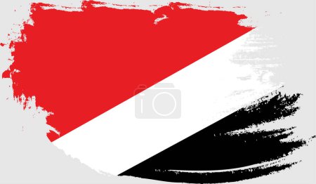 Ilustración de Bandera grunge de Sealand Principado de Sealand - Imagen libre de derechos