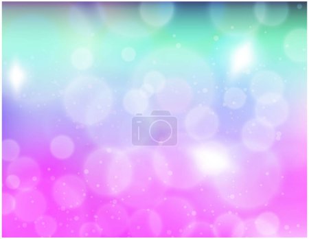 Illustration for Blue and ping Bokeh abstract light blury background - Royalty Free Image