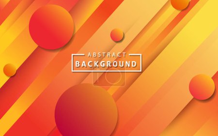 Illustration for Abstract gradation slashes pattern, modern banner background - Royalty Free Image