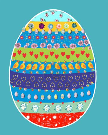 Téléchargez les photos : Décoration de Pâques avec beau oeuf de Pâques décoratif - en image libre de droit