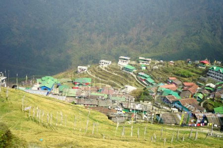 Foto de Un pequeño pueblo en Sikkim - Imagen libre de derechos