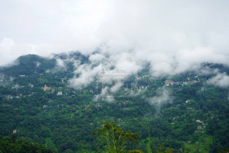 Clima nublado en la montaña de Bengala del Norte 10