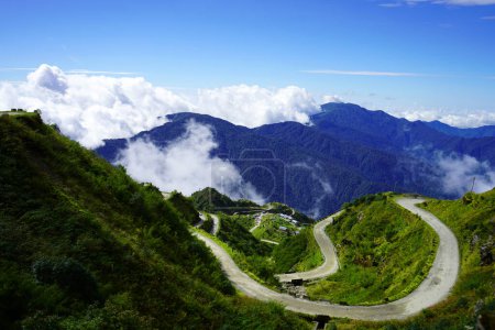 Photo for East Sikkim Zig Zag Road Silk Route Zuluk - Royalty Free Image