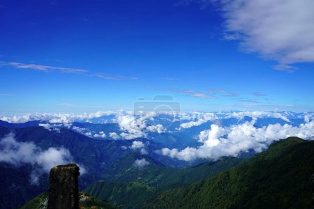 Foto de Paisaje de la Cordillera de la Ruta de la Seda Sikkim - Imagen libre de derechos