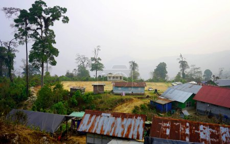 Téléchargez les photos : Sillery Gaon, une destination village totalement décalée du district de Kalimpong, Bengale-Occidental - en image libre de droit