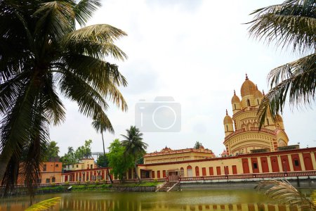 Photo for WIDE ANGLE VIEW OF TEMPLE DAKSHINESWAR - Royalty Free Image