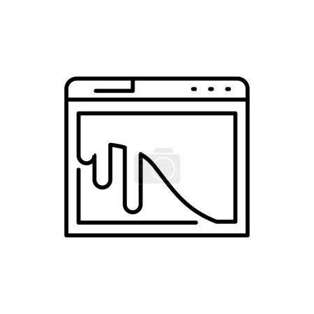 Ilustración de Cargando icono de línea de color. Banner del sitio web. - Imagen libre de derechos