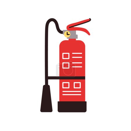 Téléchargez les illustrations : Icône couleur de l'extincteur. Équipement portatif de lutte contre l'incendie. - en licence libre de droit