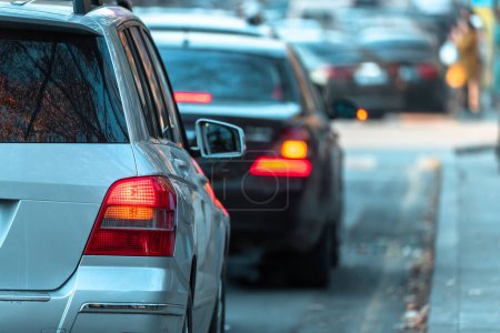 Photo for Cars in a traffic jam - Royalty Free Image