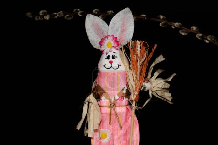 Photo for Decorative Easter bunny toy - Royalty Free Image