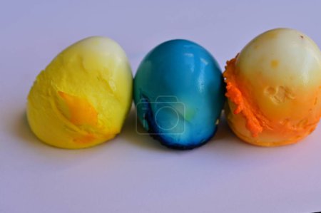 Foto de Huevos de Pascua pintados, de cerca - Imagen libre de derechos