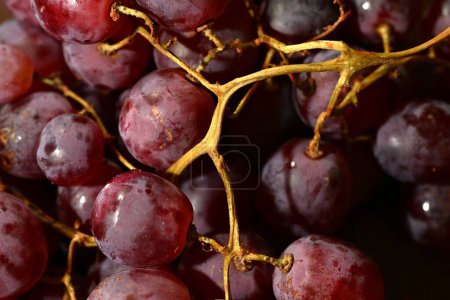 Photo for Fresh grapes in a market, close up view - Royalty Free Image