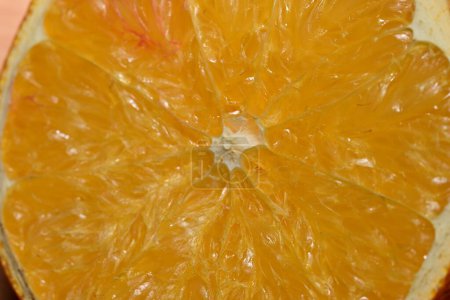 Téléchargez les photos : Fruits orange avec des tranches et des tranches sur fond blanc. - en image libre de droit