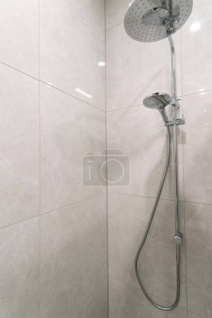 Photo for Modern spacious luxurious bathroom renovation - Royalty Free Image