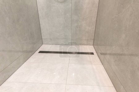 Photo for Modern spacious luxurious bathroom renovation - Royalty Free Image