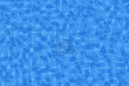 Die schöne horizontale abstrakte blaue Textur Aquarell