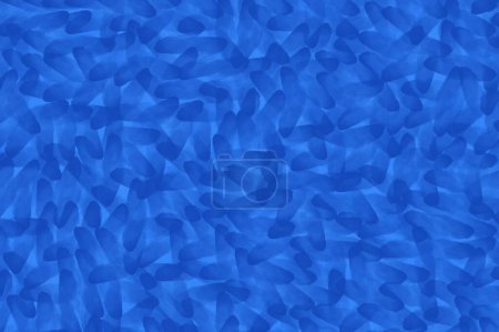 Die schöne horizontale abstrakte blaue Textur Aquarell