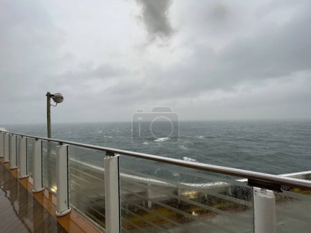 Photo for View of North sea from ferry deck - Royalty Free Image