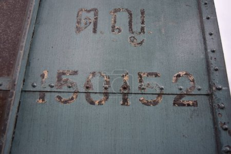 Photo for Old rusty metal door - Royalty Free Image