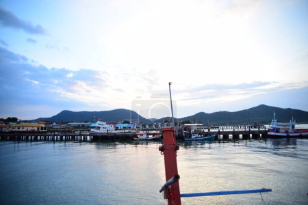 Photo for Boats at Thai fishing port - Royalty Free Image
