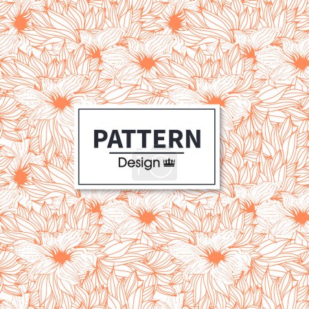 Ilustración de Pattern Design For Textile social Media and Digital Printing - Imagen libre de derechos