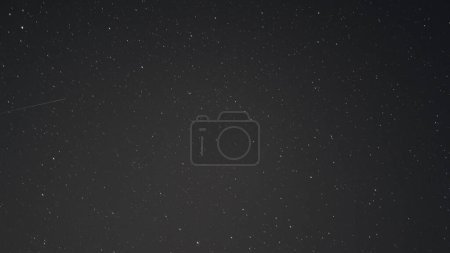 Photo for Starry sky. Night sky. Starfall on the night of August 12 to August 13. Falling star. Texture, background. - Royalty Free Image