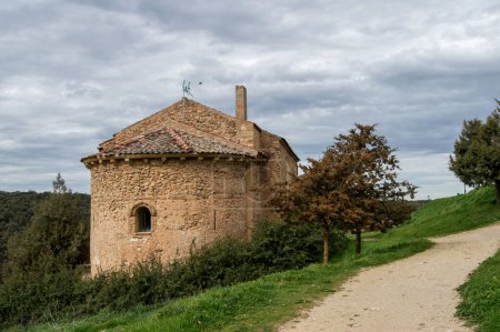 small Romanesque hermitage of San Pedro in Pedraza, province of Segovia. Spain