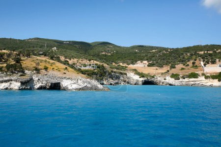 Téléchargez les photos : Makris Gialos plage sur l'île de Zakynthos, Grèce - en image libre de droit